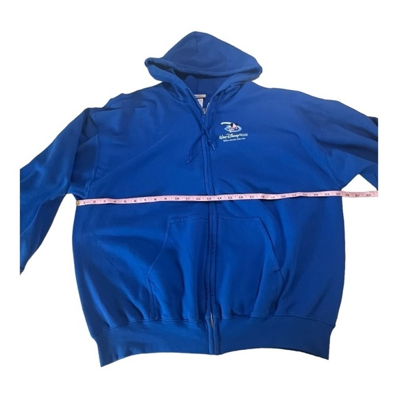 Walt Disney World Blue Hoodie jacket Mickey and friends Where Dream Come True - Picture 10 of 14